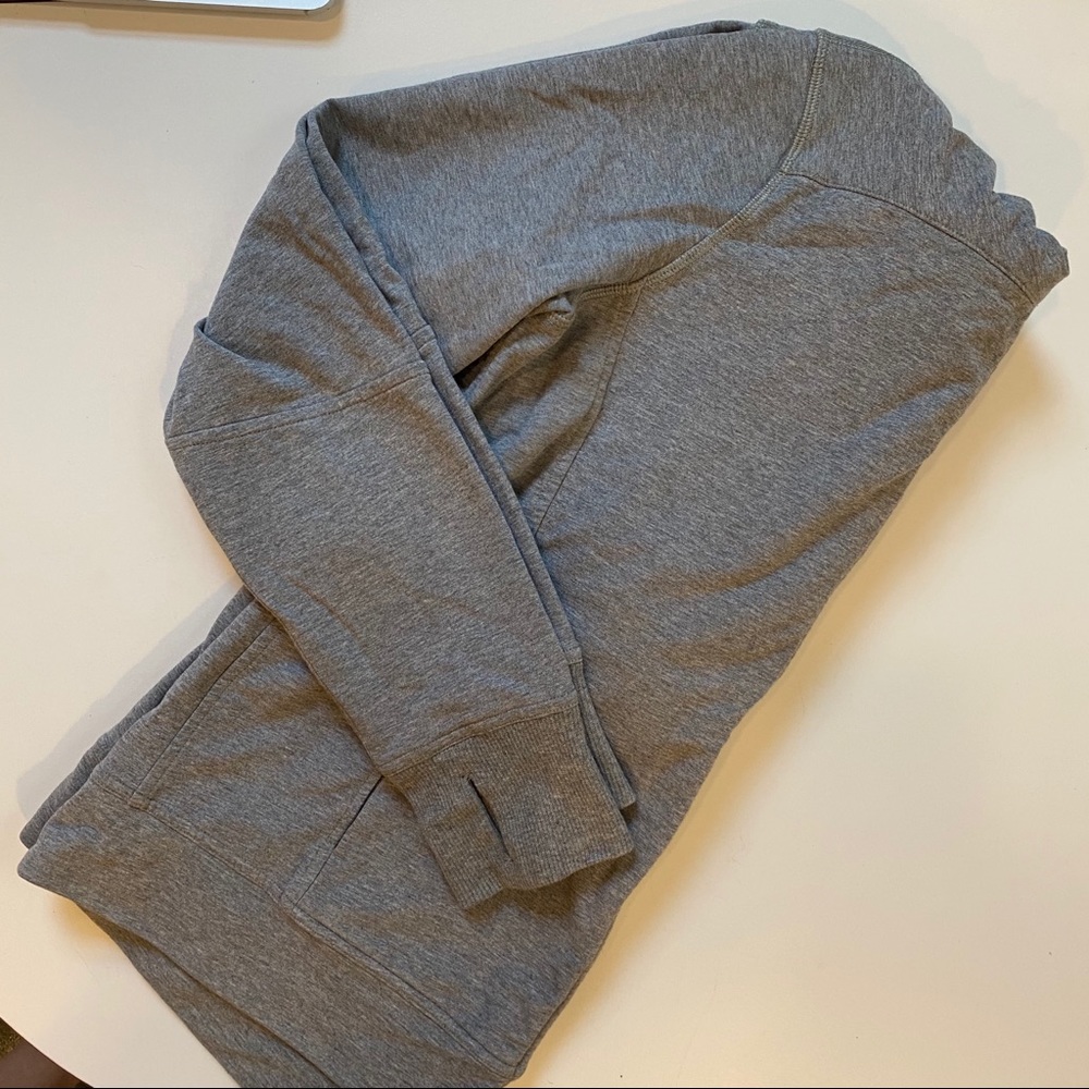 Lululemon Gray Sweatshirt Zip Up